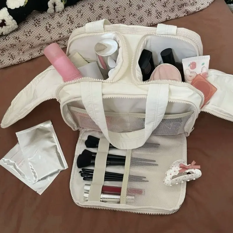 Large Capacity Cosmetic Bag Female Travel Wash Handbag Bathroom Storage Shower Makeup Pouch Unisex Toiletries Organizer