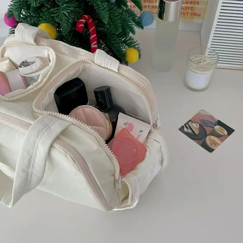Large Capacity Cosmetic Bag Female Travel Wash Handbag Bathroom Storage Shower Makeup Pouch Unisex Toiletries Organizer