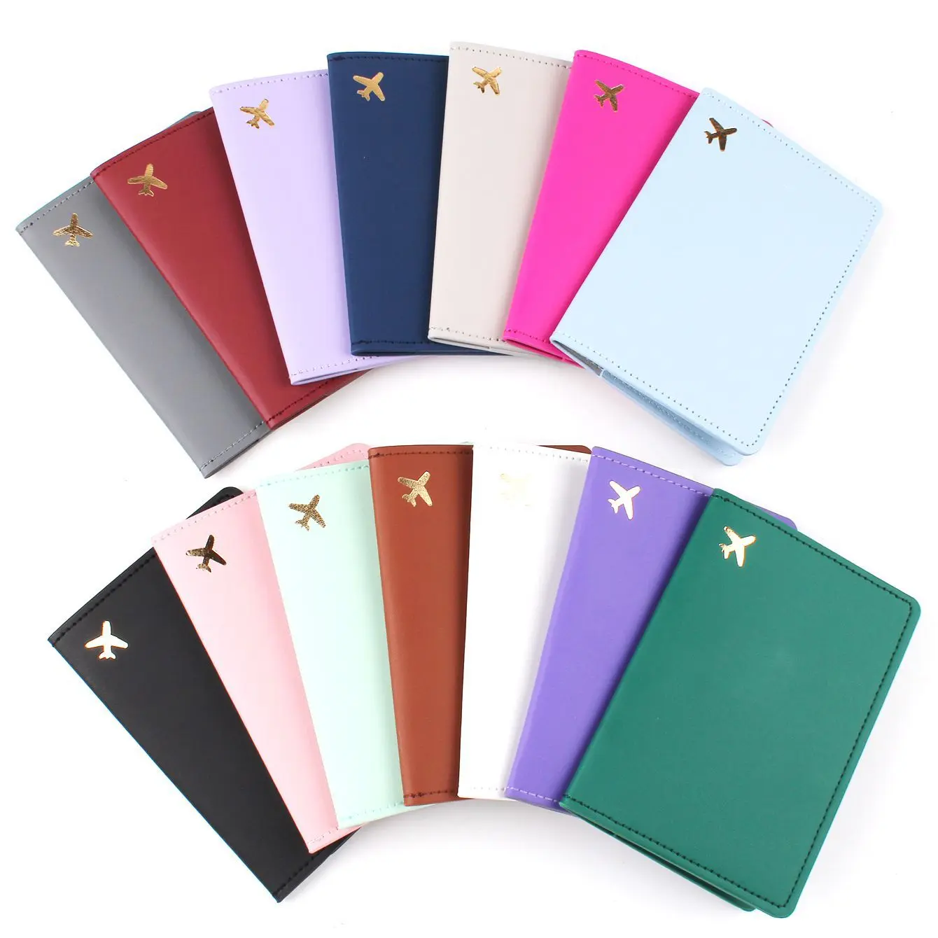Travel PU Passport Holder Ticket Passport Covers Travel Passport Protective Cover ID Credit Card Holder Travel Accessories