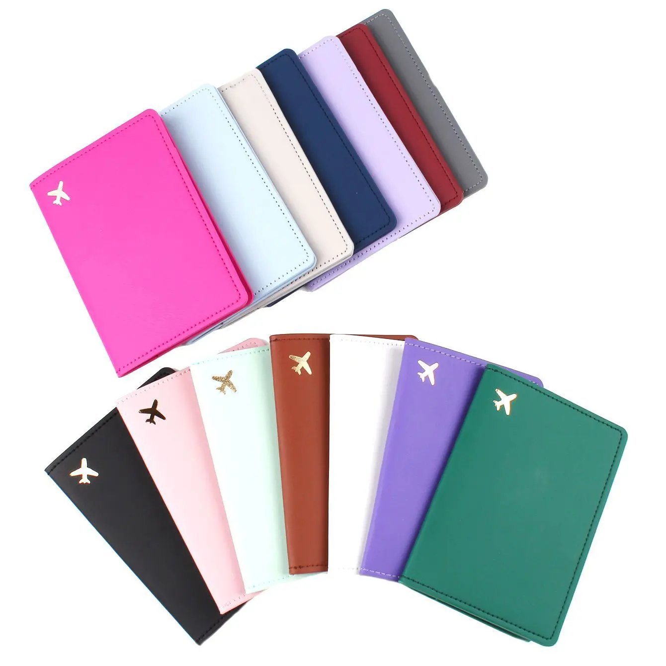 Travel PU Passport Holder Ticket Passport Covers Travel Passport Protective Cover ID Credit Card Holder Travel Accessories