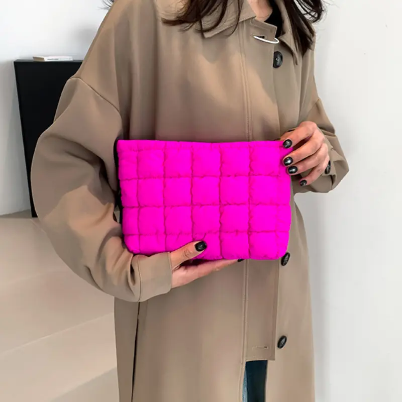 Women Soft Cosmetic Bag Zipper Portable Makeup Storage Clutch Bags Simple Girl Lipstick Toiletry Organizer Small Handbag