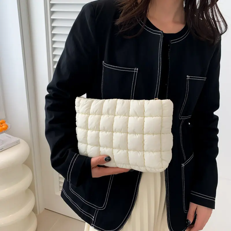 Women Soft Cosmetic Bag Zipper Portable Makeup Storage Clutch Bags Simple Girl Lipstick Toiletry Organizer Small Handbag