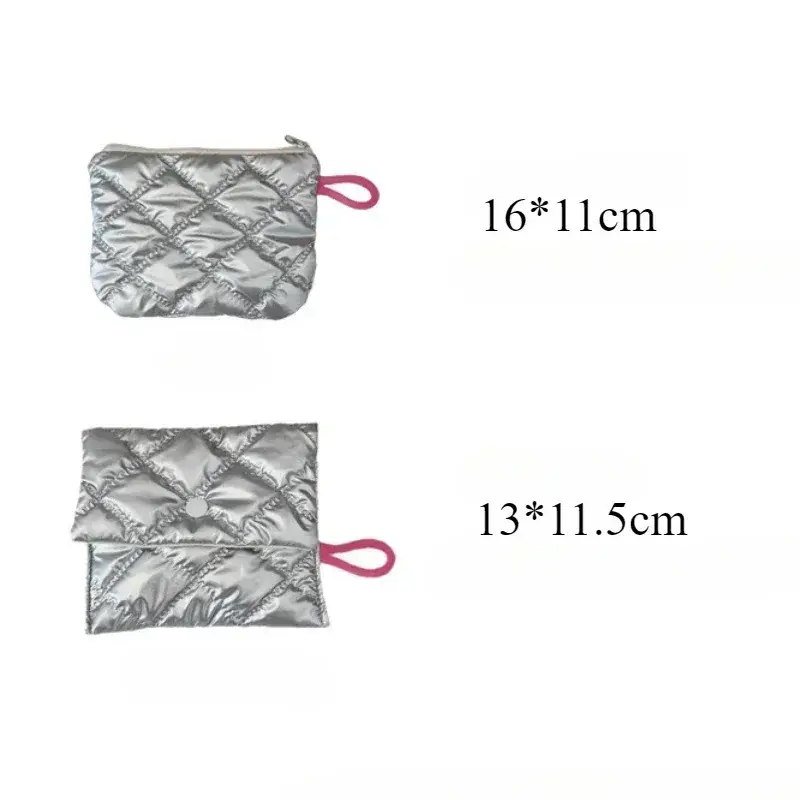 Pink Love Coin Purse Lipstick Bag Sanitary Napkin Storage Bag Pouch Student Coin Purse Jewelry Organizer Credit Card Holder Case