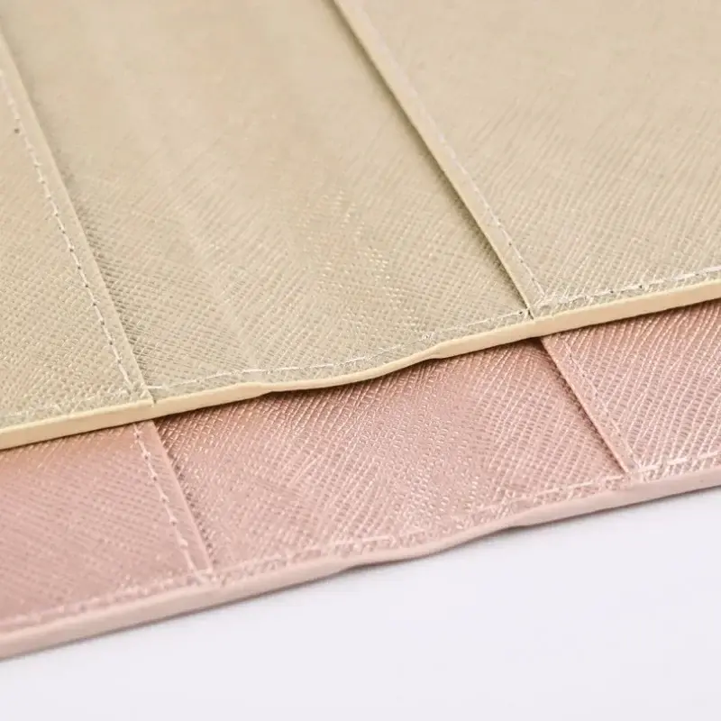 New Solid Color PU Leather Passport Cover with Multi-functional Card Case
