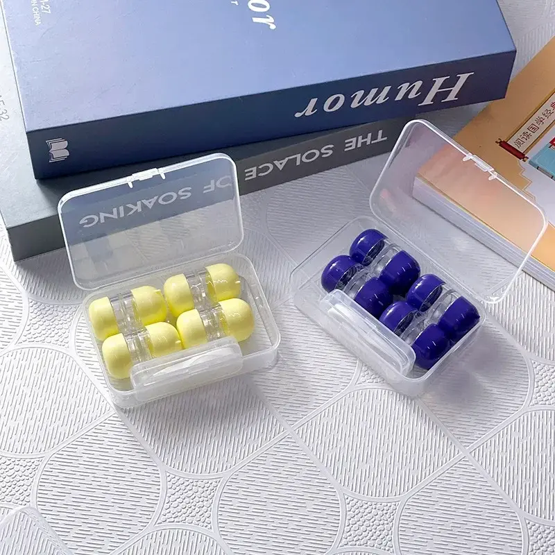 3/4pairs Contact Lens Box Holder Travel Portable Small Cute Clear Eyewear Bag Container Contact Lenses Soak Storage Case