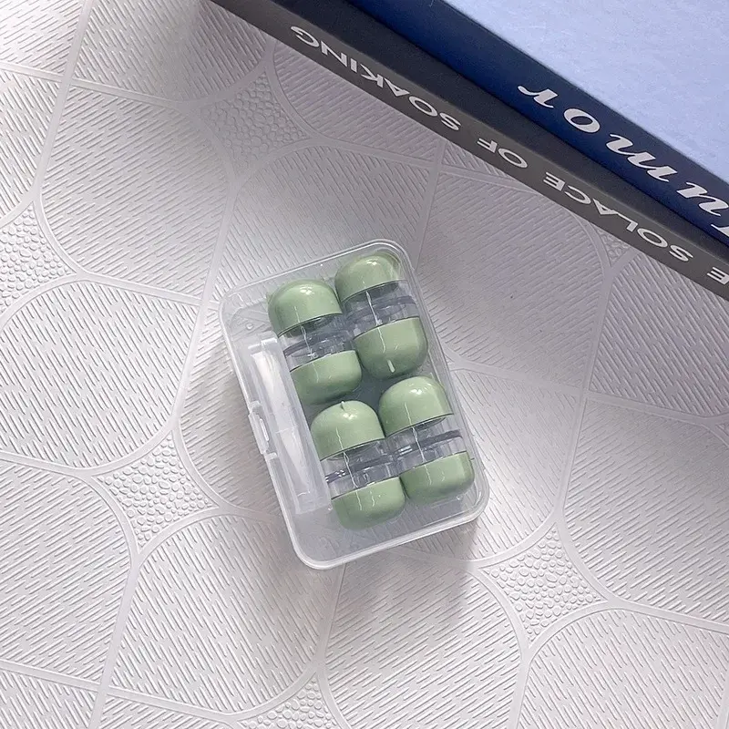 3/4pairs Contact Lens Box Holder Travel Portable Small Cute Clear Eyewear Bag Container Contact Lenses Soak Storage Case