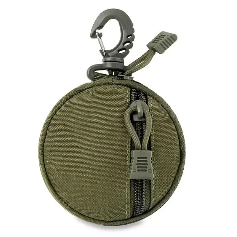 Cute Coin Purse Money Pouch with Keychain Wallet for ID Credit Card Storage - Portable Canvas Mini Coin Bags Bank Card Holder