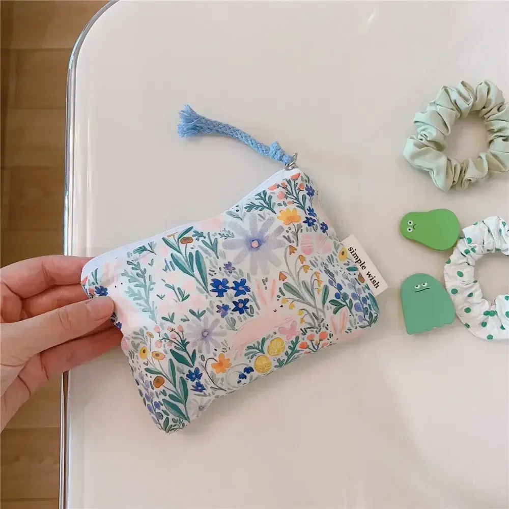 Women Mini Portable Bags Fashion Coin Purse Card Holder Wallet Key Pouch Make Up Lipstick Sanitary Napkin Organizer Zipper Bag