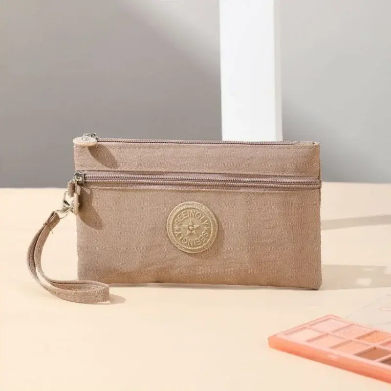 Fashion Women Nylon Coin Purse Phone Pouch Keys ID Credit Card Storage Bag Large Capacity Portable Women's Handbag Zipper Wallet