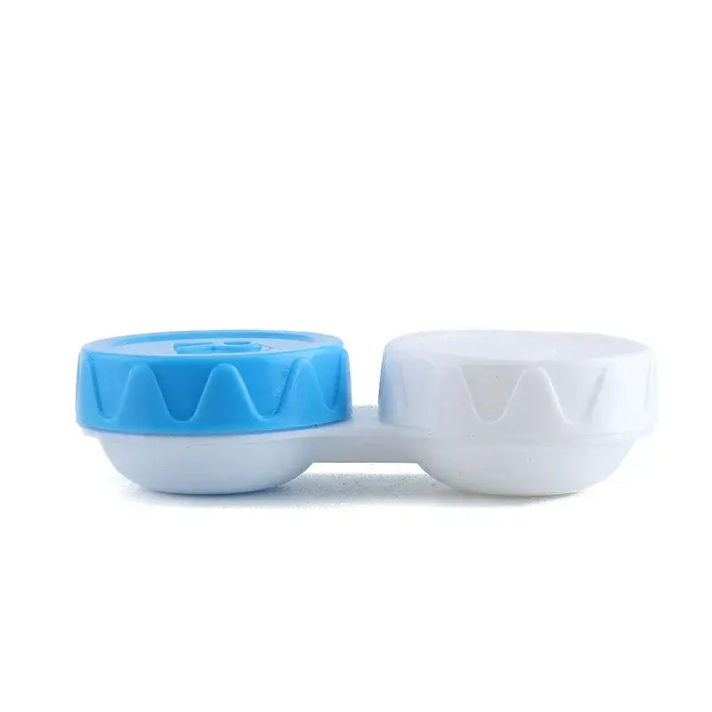 Mini Portable Contact Lens Case Eyes Contacts Care Container Box Contact Lenses Storage Box Two-color Contact Lens Box Hot Sale