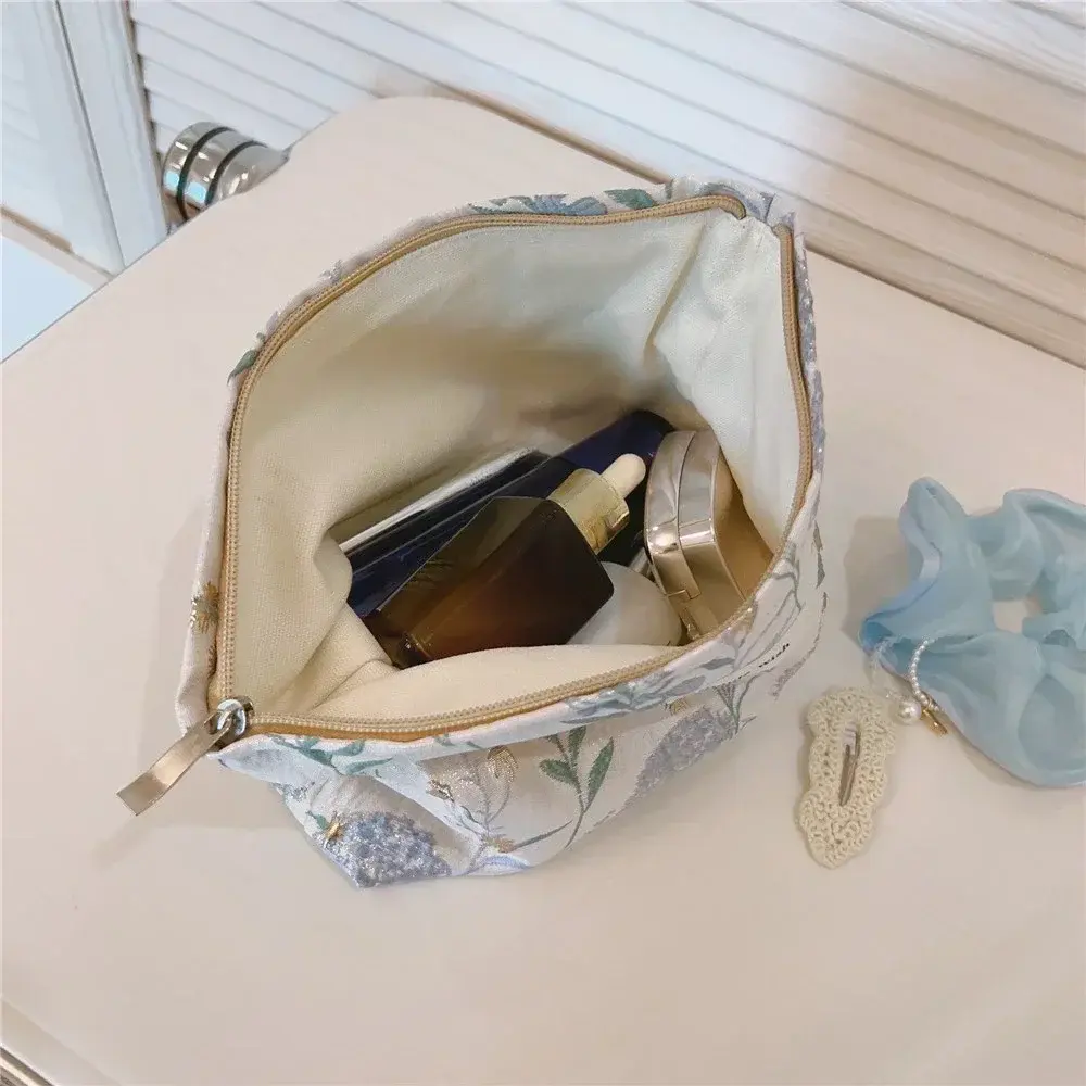 Makeup Bags Canvas Multifunction Women's Cosmetic Bags Large Travel Organizer Toiletry Portable Fashion Ladies MakeUp Pouch