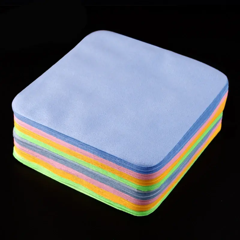 10 Pcs Glasses Cleaning Cloth Microfiber Glasses Lens Cloths Eyeglasses Phone Computer Eyewear Cleaner Wipe Cleaning Cloths