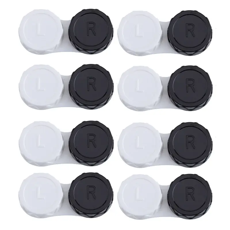 10pc Mini Contact Lens Case for Eyes Travel Kit Holder Glasses Cosmetic Contact Lenses Case Box Container Travel Accessaries