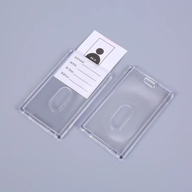 Clear Card Cover Plastic Transparent Card Holder Men Women Business Bank ID  Credit Card Child Bus Card Cover Case Protector