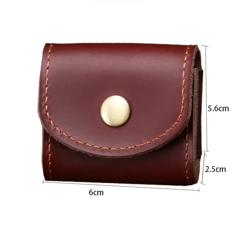 Mini Fashion Coin Purse Vintage Men Women Genuine Leather Wallet Multifunctional Female Small Coin Bag Key Pocket Wallets