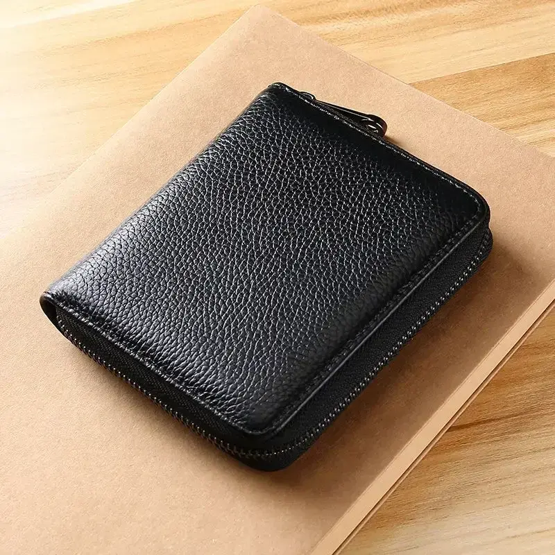 20 Card Slot Cards Holders PU Business Bank Credit Bus ID Card Holder Cover Coin Pouch Men Women Wallets Bag Organizer