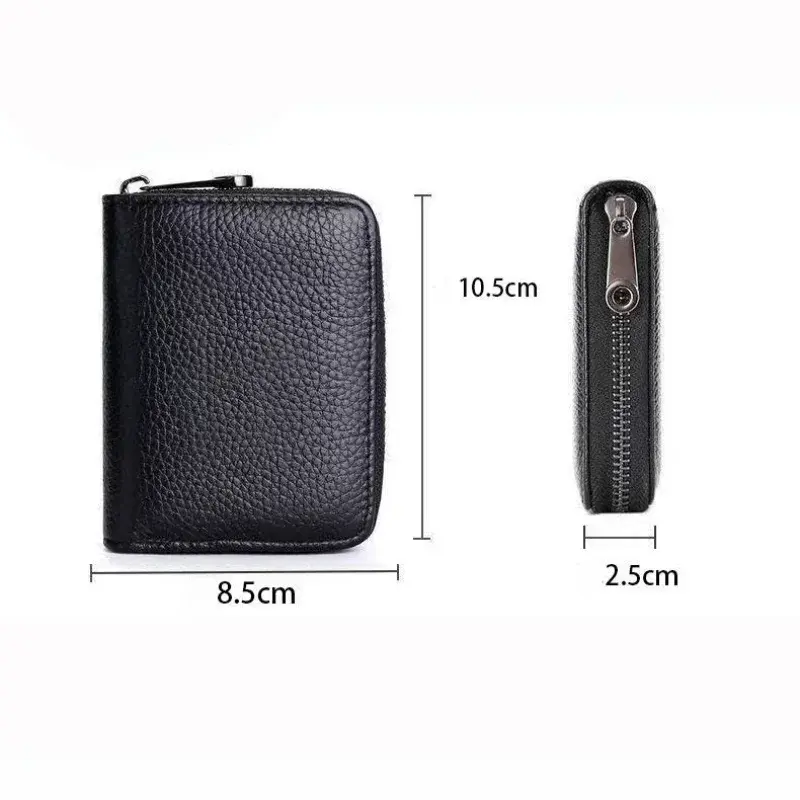 20 Card Slot Cards Holders PU Business Bank Credit Bus ID Card Holder Cover Coin Pouch Men Women Wallets Bag Organizer
