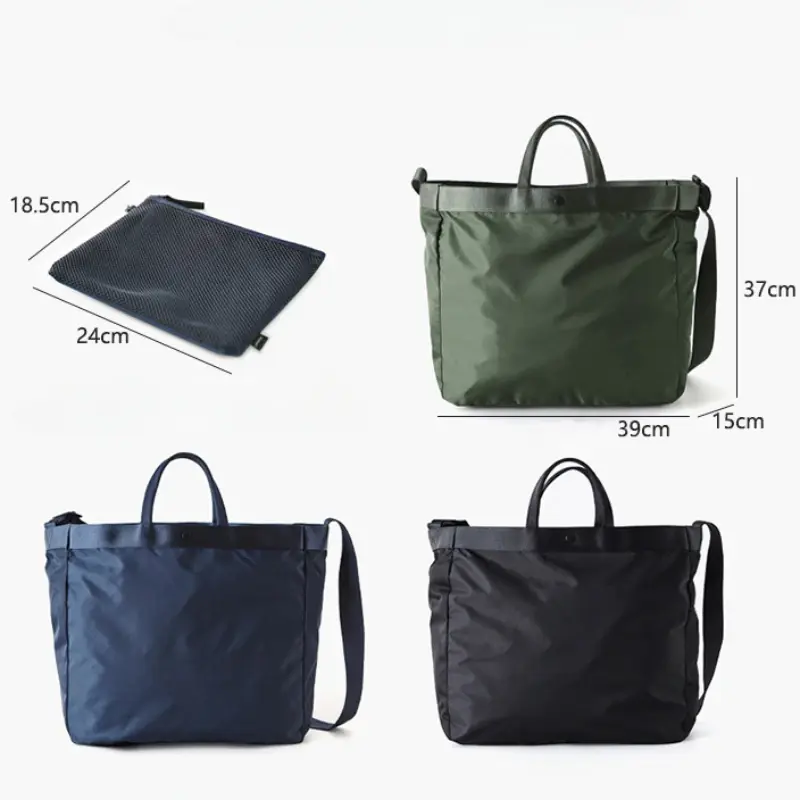 Outdoor Travel Organizer Handbags Waterproof Nylon Luggage Bag Portable Clothes Storage Tote Bag Shoulder Bag