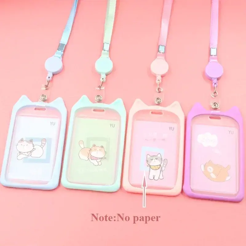 Student Nurse Fashion Lanyard ID Badge Reel Holder Bus Pass Case Bank Credit Card Holder Strap Cardholder Office Supplies