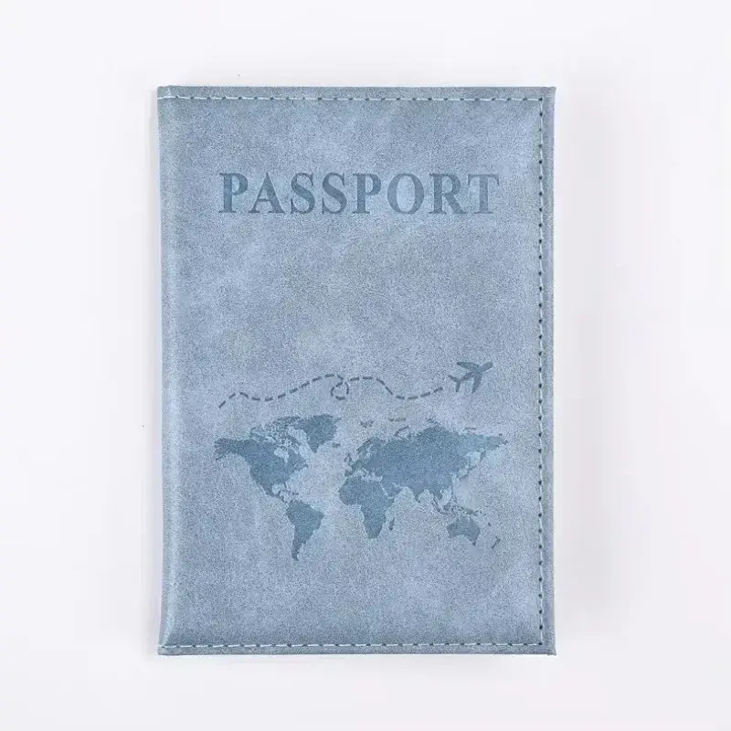 Travel Ticket Passport Protective Cover Men Women ID Card Holder Wallet Purse New Vintage PU Leather Passport Holder Case