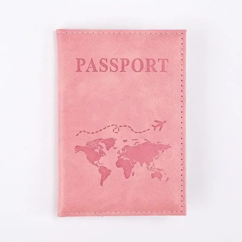 Travel Ticket Passport Protective Cover Men Women ID Card Holder Wallet Purse New Vintage PU Leather Passport Holder Case