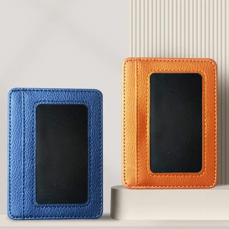 Slim Leather Card Holder for Women Credit Card ID Cards Cover Case Wallet Organizer Men Women Business Bank Card Holder Wallets