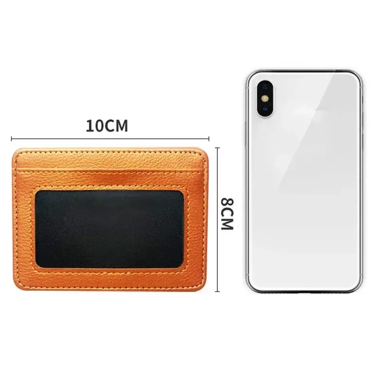 Slim Leather Card Holder for Women Credit Card ID Cards Cover Case Wallet Organizer Men Women Business Bank Card Holder Wallets