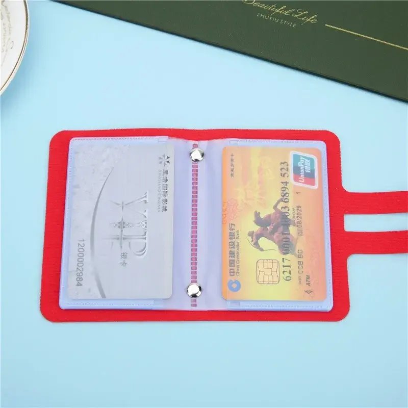 Business Card Holder Wallet Women/men Black/pink/blue/green/red/brown Bank/ID/Credit Card Holder 24 Bits Card Wallet Case