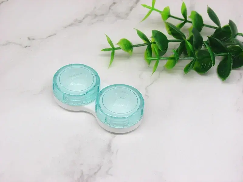 1pc Contact Lens Case Container Accessories Contact Lens Box Contact Lenses Tweezers Suction Stick Eyes Care Tool Kit Case