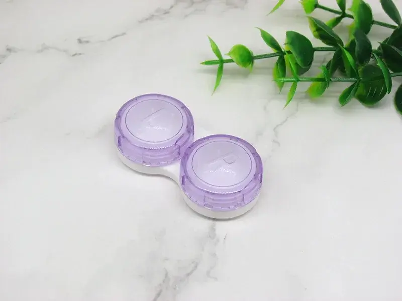 1pc Contact Lens Case Container Accessories Contact Lens Box Contact Lenses Tweezers Suction Stick Eyes Care Tool Kit Case