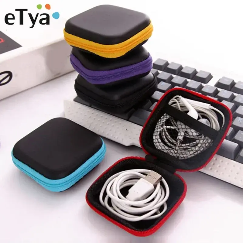 Cute Kids Mini Coin Purse Zipper Wallet Women Ladies Men Travel Earphone Key USB Cable SD Card Holder Bag Case