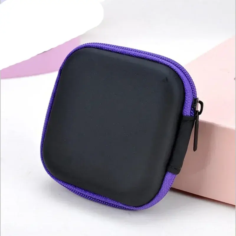Cute Kids Mini Coin Purse Zipper Wallet Women Ladies Men Travel Earphone Key USB Cable SD Card Holder Bag Case