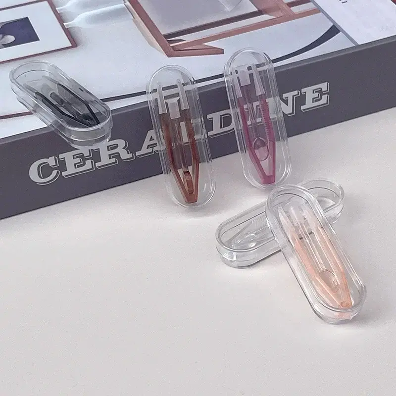 1 Set Color Contact Lens Case Box Tweezers and Suction Stick for Eyes Care Tool Contact Lenses Inserter Tools Contacts Case
