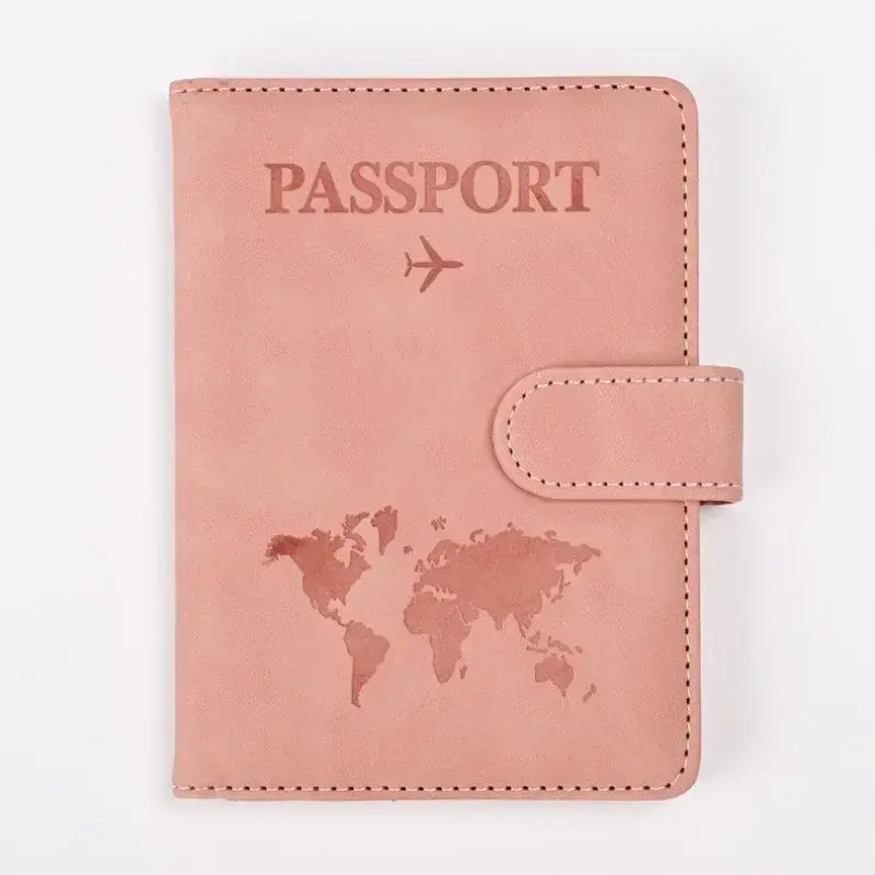 Passport Covers Women Men Letter Print Passport Holder Flight Ticket Clips ID Bank Credit Card Holder Passport Travel Organizer