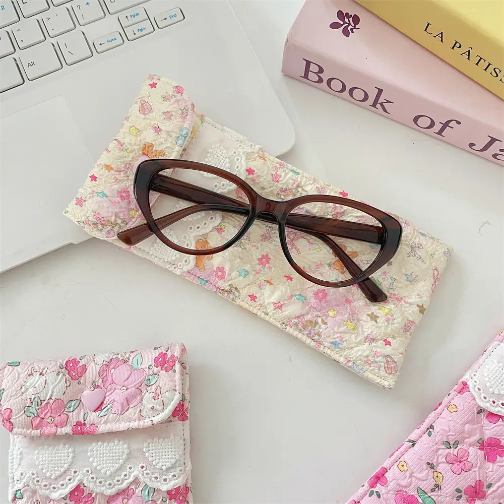 Women Fashion Portable Glasses Bag Protective Case Cover Sunglasses Case Box Reading Eyeglasses Pouch Eyewear Protector