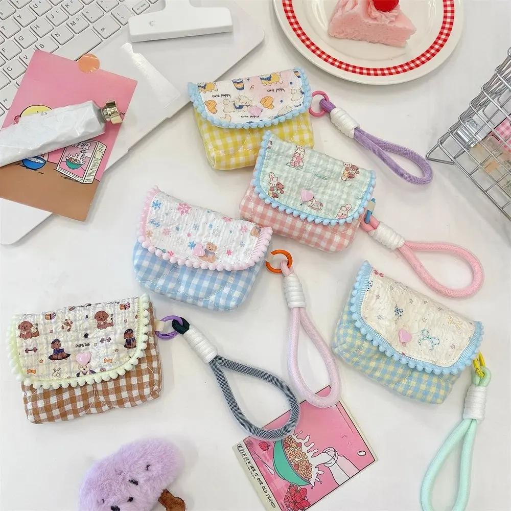 Cartoon Cute Student Coin Purse Card Bag Korean Fashion Wallet Card Holder for Girls Portable Cute Small Storage Bag