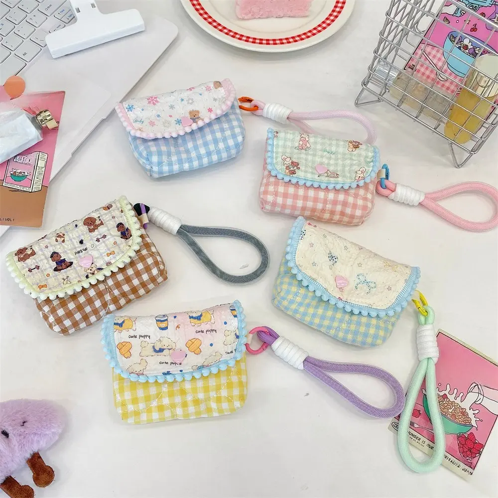 Cartoon Cute Student Coin Purse Card Bag Korean Fashion Wallet Card Holder for Girls Portable Cute Small Storage Bag