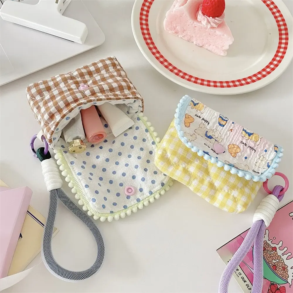 Cartoon Cute Student Coin Purse Card Bag Korean Fashion Wallet Card Holder for Girls Portable Cute Small Storage Bag