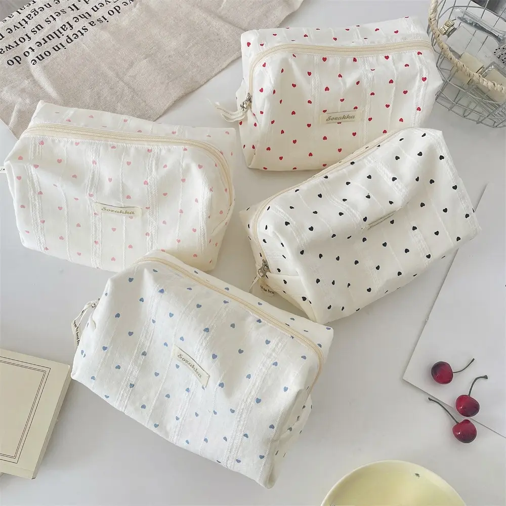 Fashion Small Large Makeup Storage Bag Portable Travel Organizer Cosmetic Toiletry Pouch Cute Make Up Handbag Women Bags