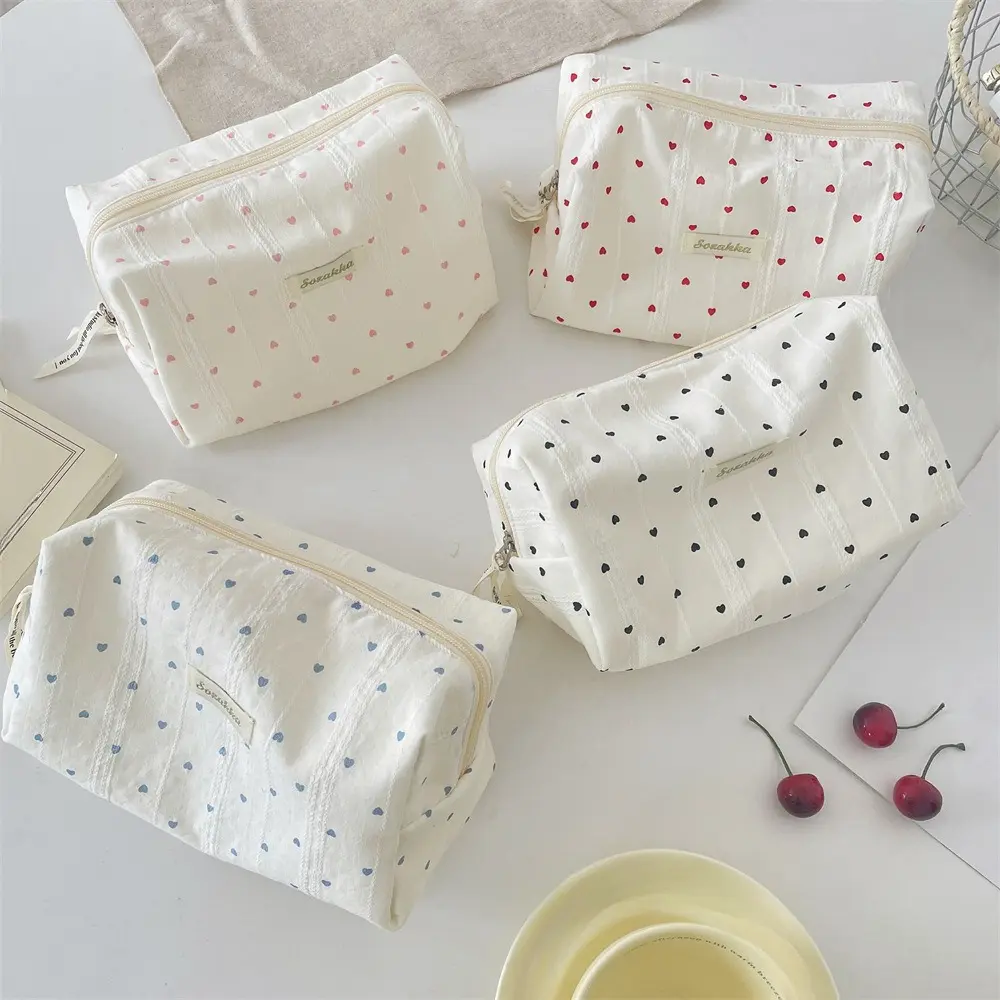 Fashion Small Large Makeup Storage Bag Portable Travel Organizer Cosmetic Toiletry Pouch Cute Make Up Handbag Women Bags