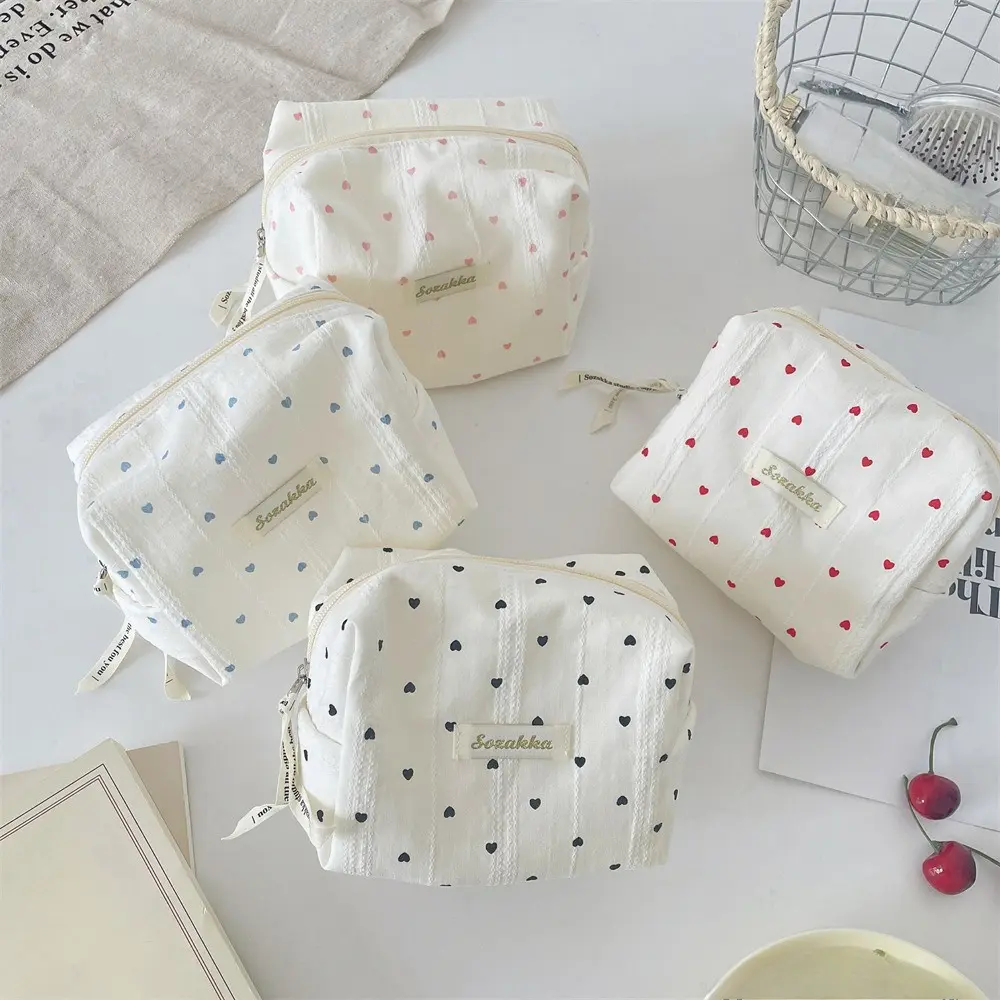Fashion Small Large Makeup Storage Bag Portable Travel Organizer Cosmetic Toiletry Pouch Cute Make Up Handbag Women Bags