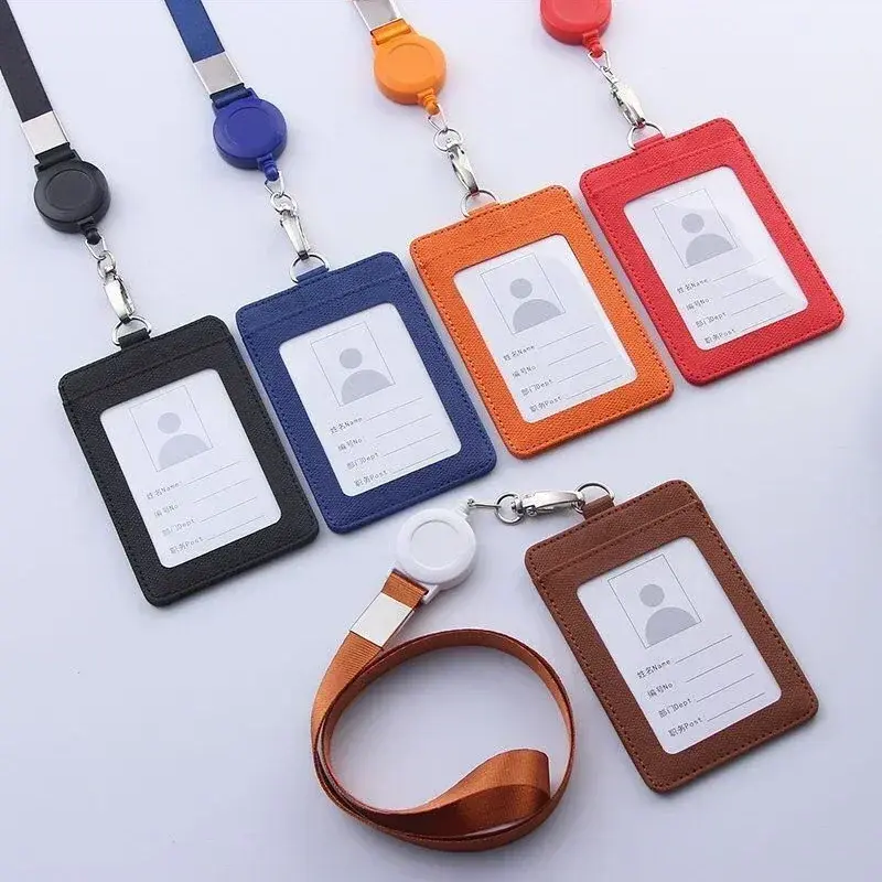 Name Card Holder keychain Nurse Accessories Badges Set Lanyard ID Card Holder Neck Straps Nurse Business Card Holde Key Holder