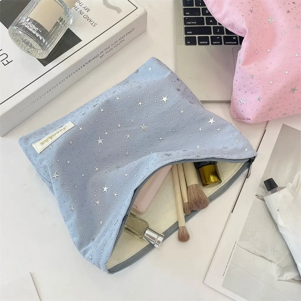 New Fashion Star paillette makeup bag Lipstick cosmetic organizer toiletry Bag Carry Washing and Storage Bag for Women