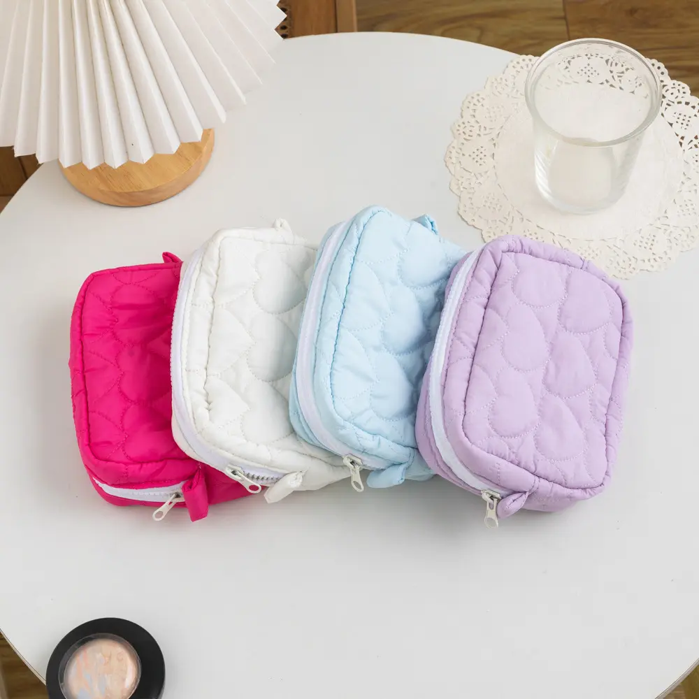 New Flower Pattern Women Makeup Bag Toiletries Cosmetic Organizer Zipper Bag Travel Wash Pouch Cosmetic Bag Female Make Up Bags
