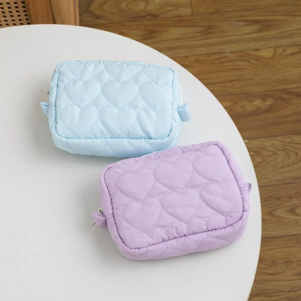 New Flower Pattern Women Makeup Bag Toiletries Cosmetic Organizer Zipper Bag Travel Wash Pouch Cosmetic Bag Female Make Up Bags