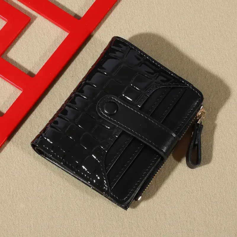 Women Short Wallet Small Fashion Brand Leather Purse Ladies Card Bag for Women Clutch Female Purse Money Clip Wallet New