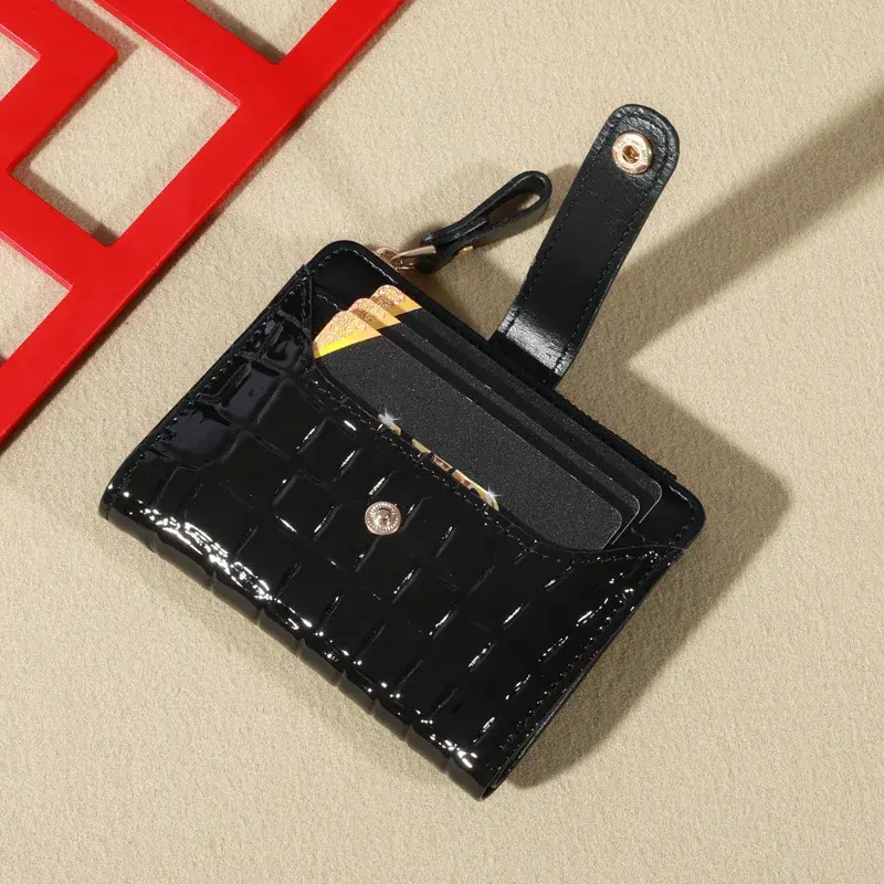 Women Short Wallet Small Fashion Brand Leather Purse Ladies Card Bag for Women Clutch Female Purse Money Clip Wallet New