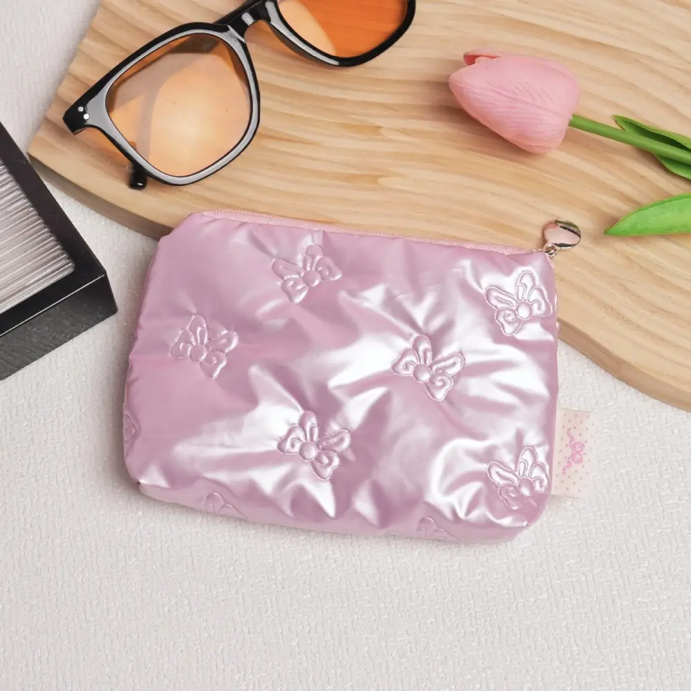 PU Mini Coin Purse Simple Zipper Kid Storage Pouch Money Pocket Cute Bow Coin Key Bag Women Men Cute Wallet Mini Purse