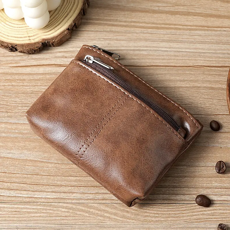 Women Men Coin Purse Men Small Bag Wallet Change Purses Zipper Money Bags Children Mini Wallets Leather Key Holder Purse