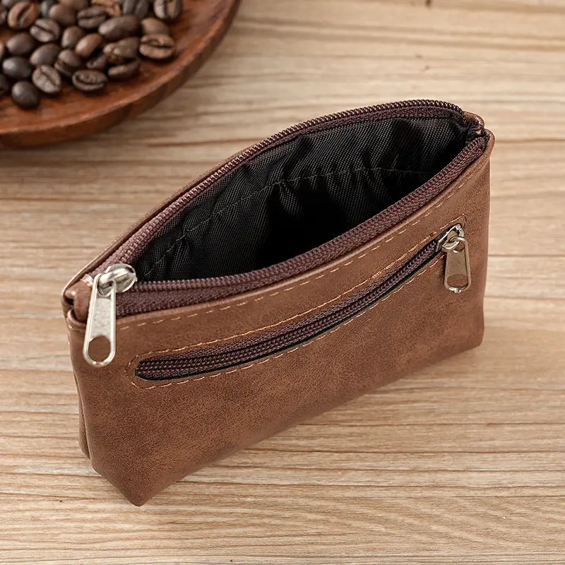 Women Men Coin Purse Men Small Bag Wallet Change Purses Zipper Money Bags Children Mini Wallets Leather Key Holder Purse